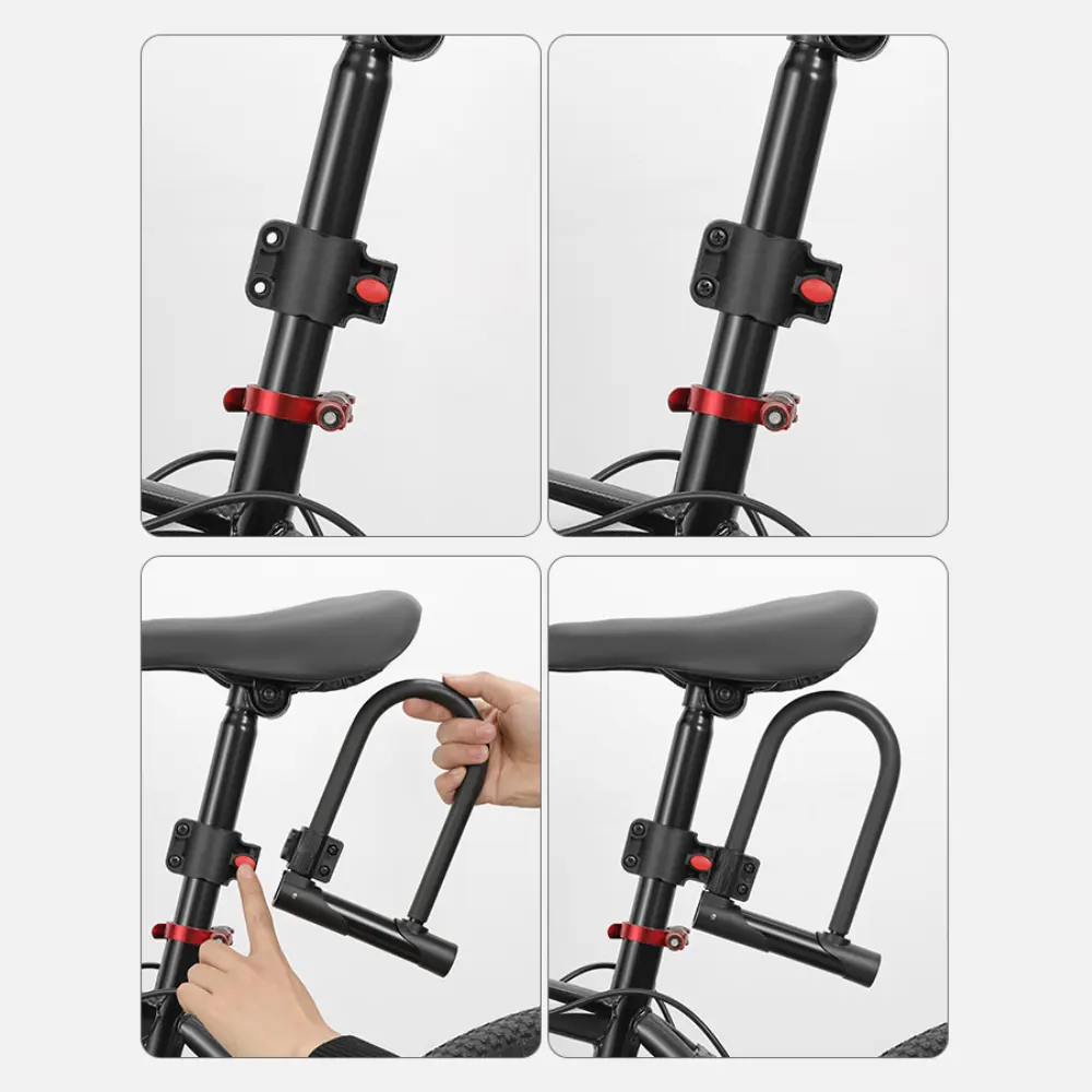 Bike U Lock With Security Cable