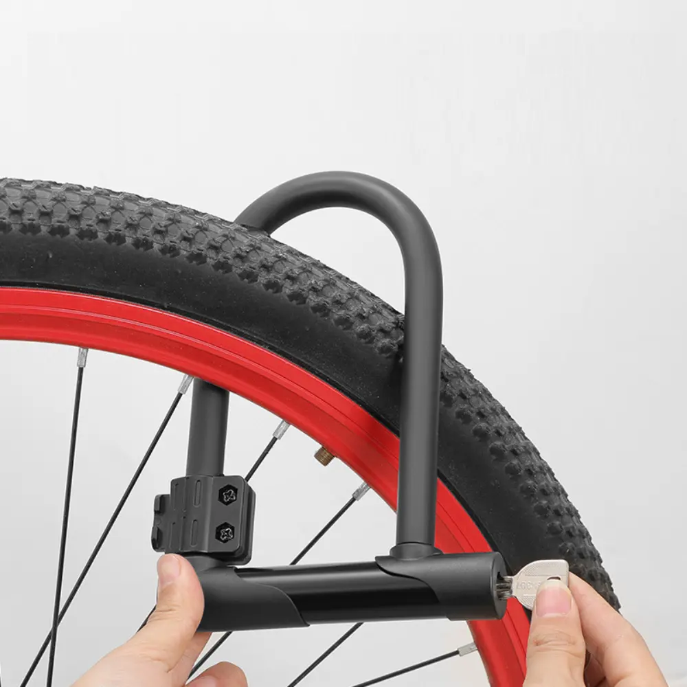 Bike U Lock With Security Cable