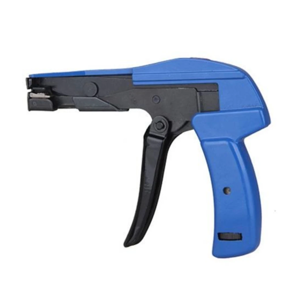 Nylon Cable Tie Gun, 2-in-1 Bundle and cutting, Adjustable Tension, Fastening and Cutting Tool, with Built-In Cutter, Suitable for 0.09-0.19 inch Cable Ties