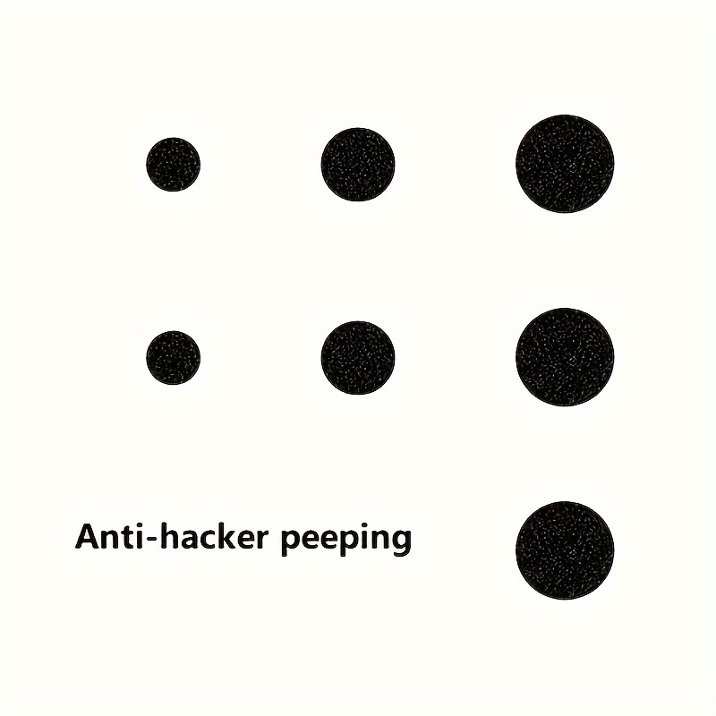 5 PCS Round Shape Camera Cover Sticker