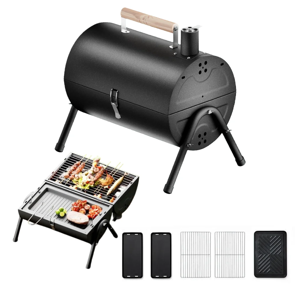 Double Sided Charcoal Grill