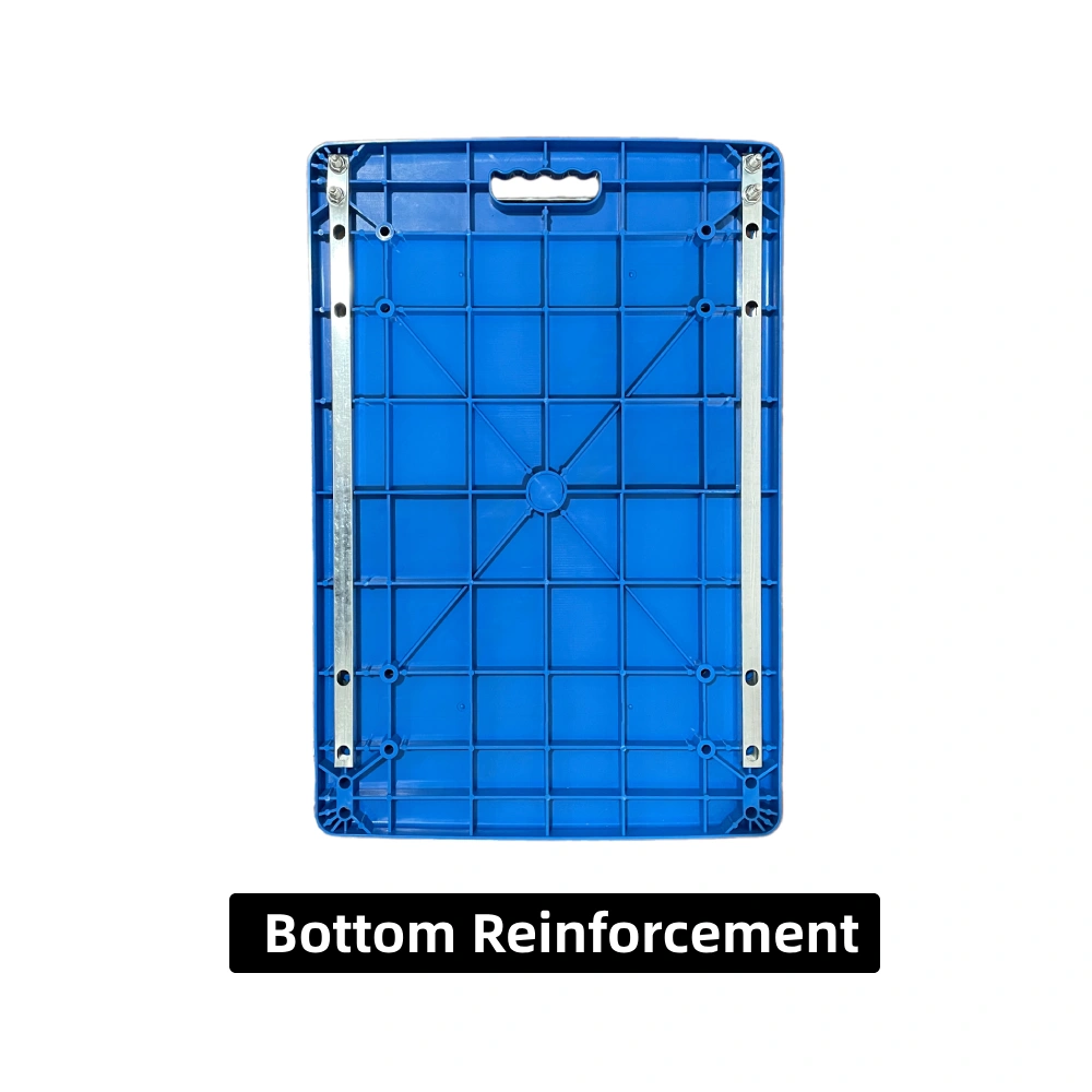 Heavy Duty Platform Truck, Foldable, Blue, 661 lbs Weight Capacity