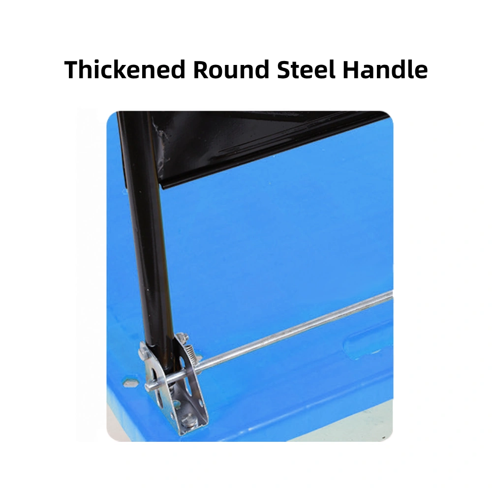 Heavy Duty Platform Truck, Foldable, Blue, 661 lbs Weight Capacity