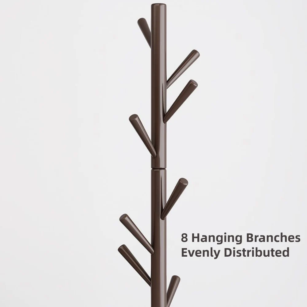 Solid Wood Coat Rack