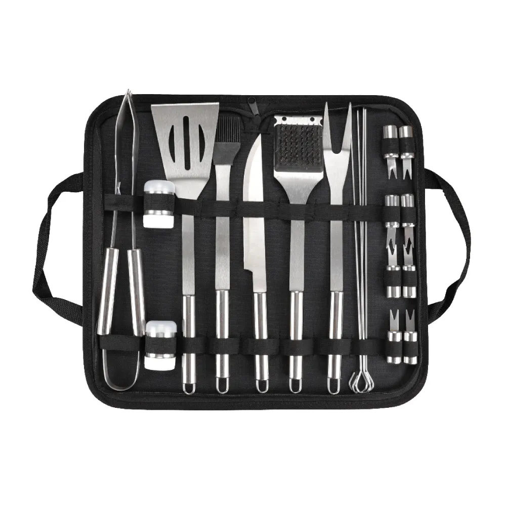 21 PCS Stainless BBQ Grill Tools Set